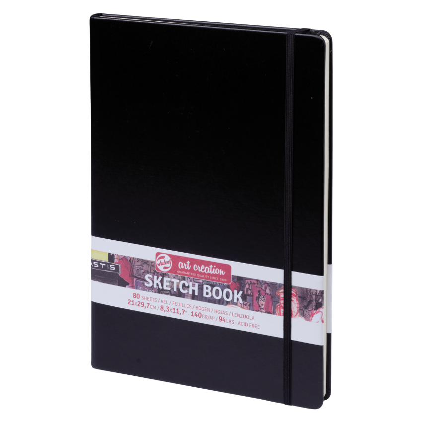 Notes za skiciranje - Skicnik - Black | Нотес за скицирање - Скицник | 21x29.7 cm