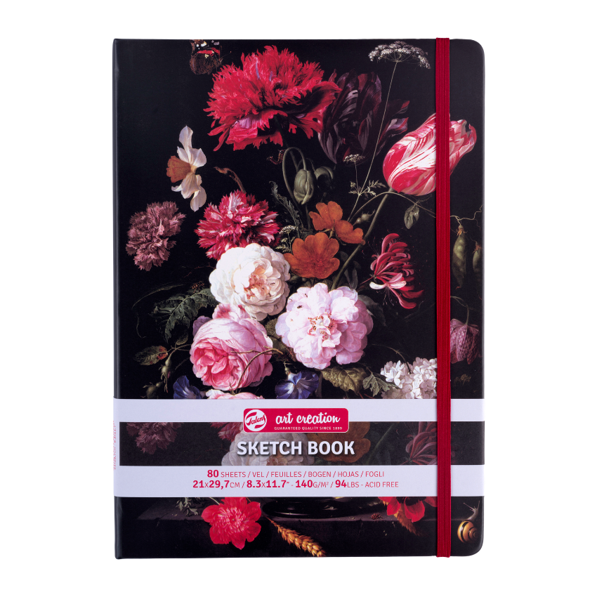 Notes za skiciranje - Skicnik - Tefter Flowers | Нотес за скицирање - Скицник - Тефтер | 21x29,7cm