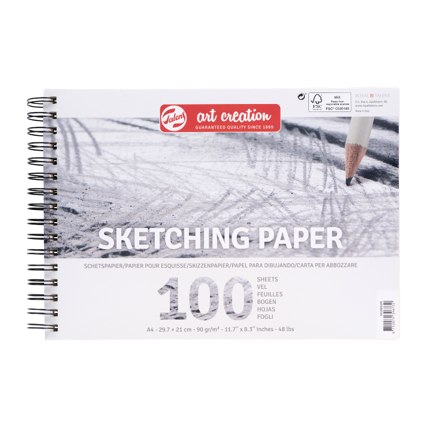 Blok hartija za skiciranje - Talens Art Creation Sketch Paper | Блок - хартија за скицирање | A4 - 29.7 x 21 cm