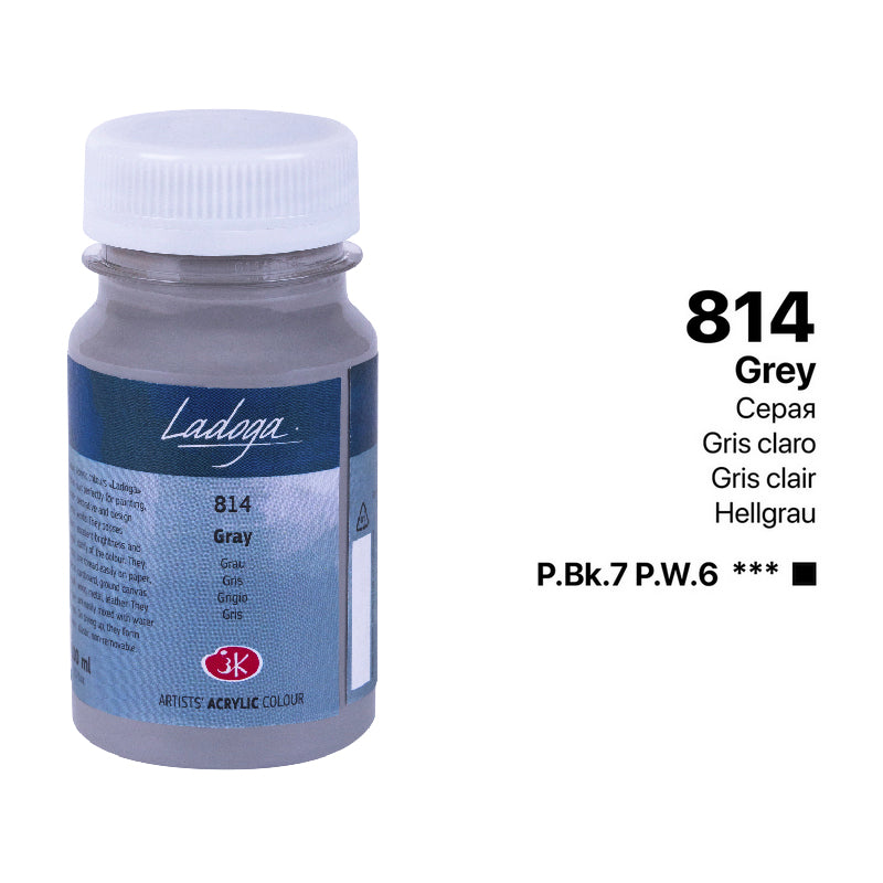 Akrilni boi na parce - Crna i siva boja | Акрилни бои на парче - Црна и сива боја