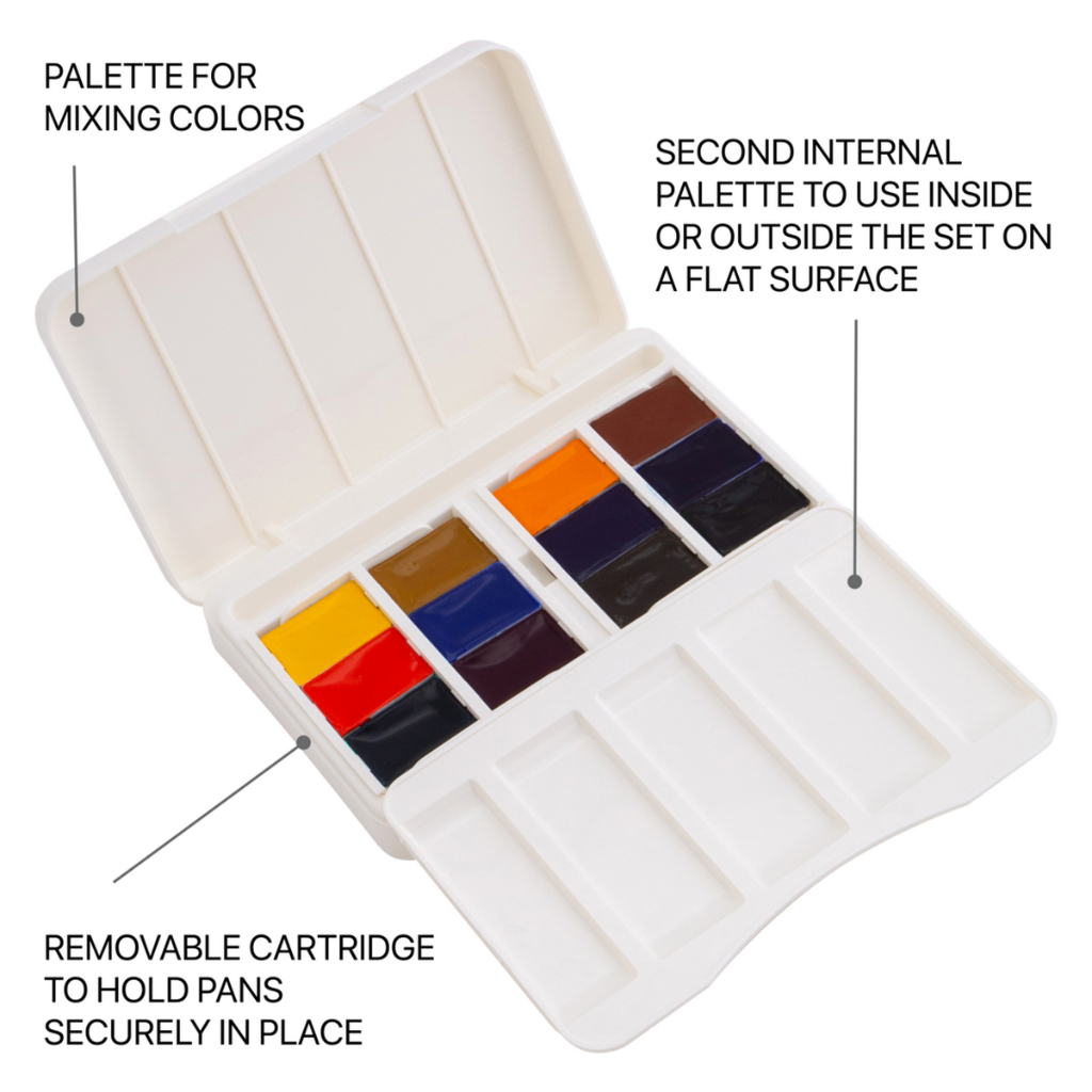 Set od 12 akvarelni boi - Urban Landscape - Cudna suma