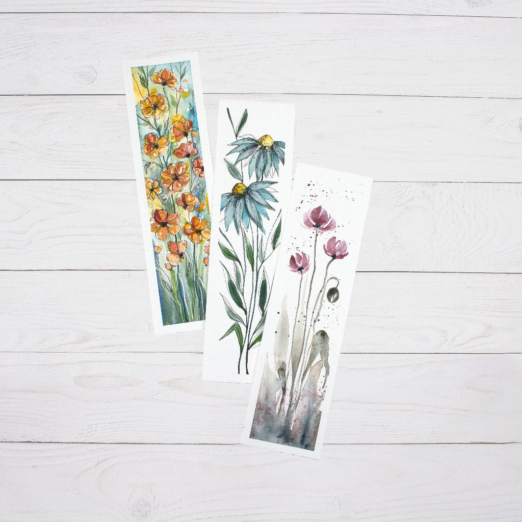 Hartija za akvarel, gvash, akril, fajnlajneri - Watercolour Bookmark Pad - Cudna suma