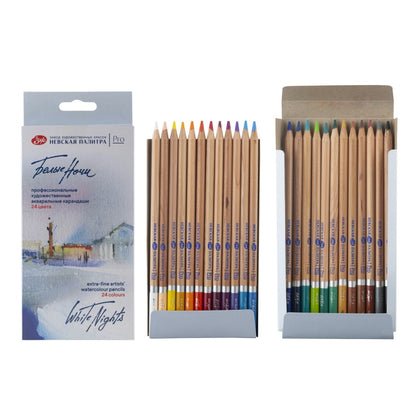 158412037_5 Akvarelni boi vo moliv White Nights 24 boi kartonska kutija