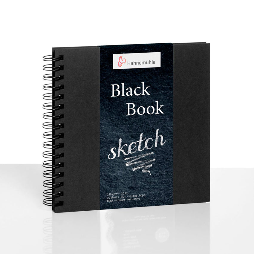 notes za skiciranje - skicnik - album - нотес за скицирање - скицник - албум - Чудна Шума - Hahnemühle - crna hartija - црна хартија - sketch book - sketchbook - тефтер