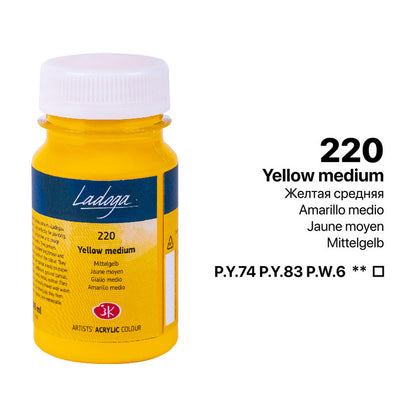 Akrilni boi na parce - Zolta i portokalova boja | Акрилни бои на парче - Жолта и портокалова боја