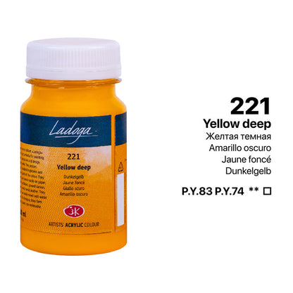 Akrilni boi na parce - Zolta i portokalova boja | Акрилни бои на парче - Жолта и портокалова боја