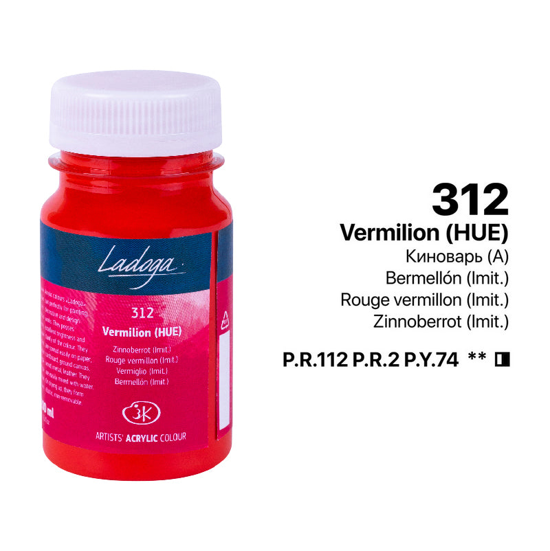 Akrilni boi na parce - Crvena boja | Акрилни бои на парче - Црвена боја