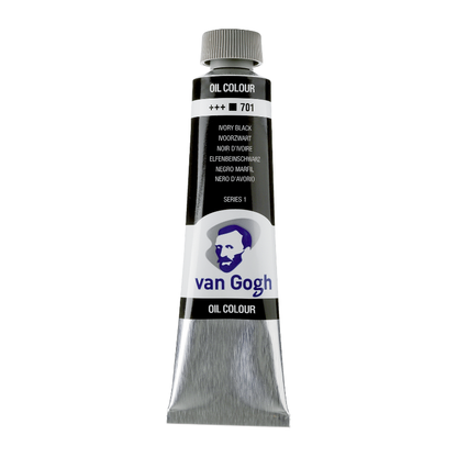 Masleni boi za slikanje na parce - Crna boja - Van Gogh | Маслени бои за сликање на парче - Црна боја - 1 - 701