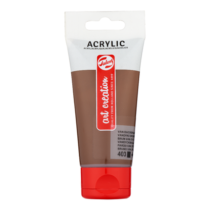 Akrilni boi za slikanje na parce - Kafena boja | Акрилни бои за сликање на парче - Кафена боја | 75ml, 200ml - 403