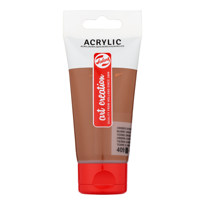 Akrilni boi za slikanje na parce - Kafena boja | Акрилни бои за сликање на парче - Кафена боја | 75ml, 200ml - 409