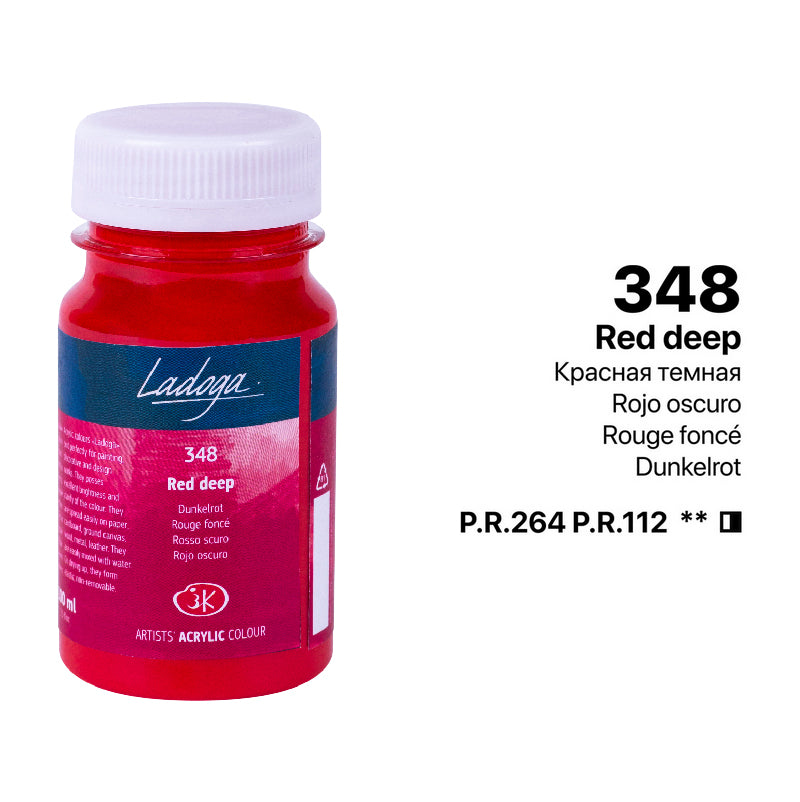 Akrilni boi na parce - Crvena boja | Акрилни бои на парче - Црвена боја