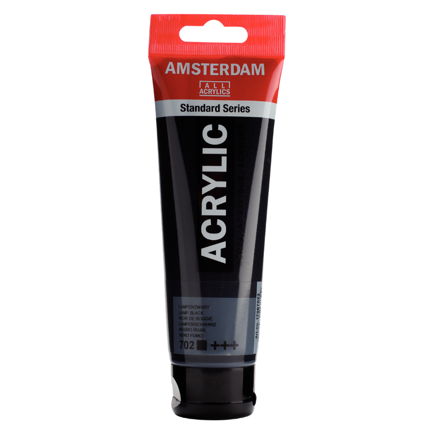 Akrilni boi na parce - Crna boja | Акрилни бои на парче - Црна боја | Чудна шума - 702