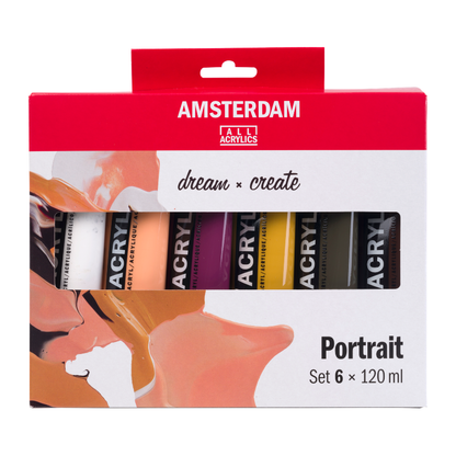 акрилни бои | акрилна боја | Акрилен сет | Amsterdam acrylic | akrilna boja mk | akrilni boi mk | Akrilma boja Makedonija | Akril Skopje | akril | акрил | Уметнички бои | Umetnichki boi | Akril za umetnici | Акрил за уметници | Сет акрил 6х120ml портрет | Чудна Шума
