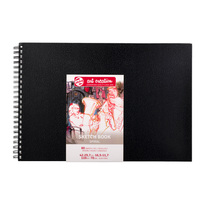 Notes za skiciranje - Skicnik - Spiral | Нотес за скицирање - Скицник | 42x29,7 cm