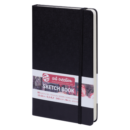 Notes za skiciranje - Skicnik - Black | Нотес за скицирање - Скицник | 13x21 cm
