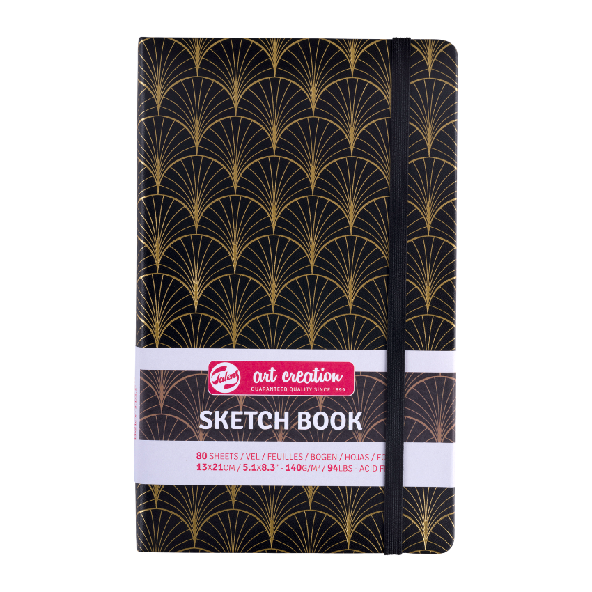 Notes - tefter za skiciranje Art Deco | Нотес - тефтер за скицирање | 13x21 cm