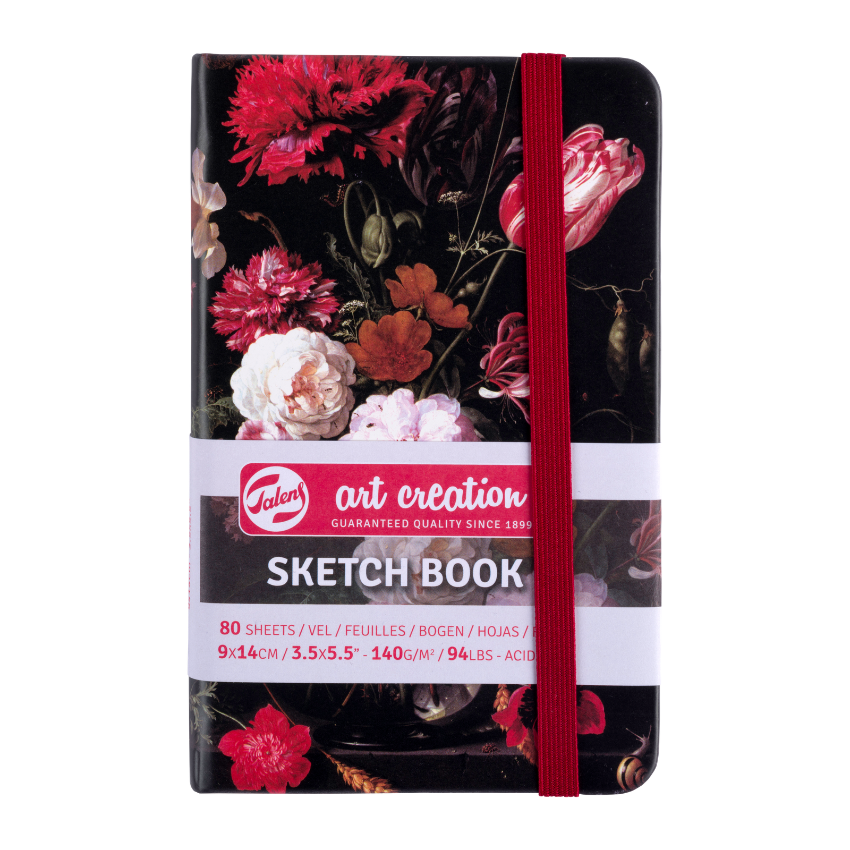 Notes za skiciranje - Skicnik - Tefter Flowers | Нотес за скицирање - Скицник - Тефтер | 9x14 cm