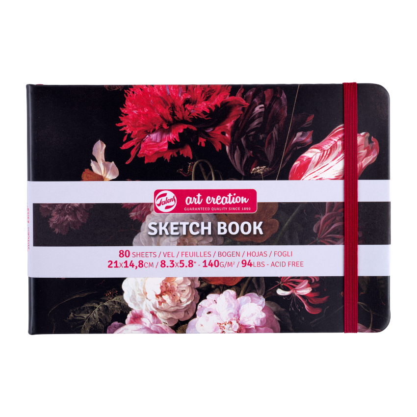 Notes za skiciranje - Skicnik - Tefter Flowers | Нотес за скицирање - Скицник - Тефтер |  21x14,8m