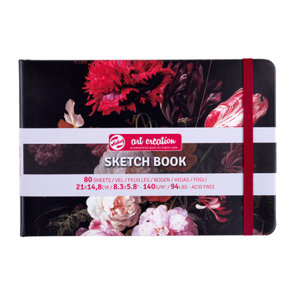 Notes za skiciranje - Skicnik - Tefter Flowers | Нотес за скицирање - Скицник - Тефтер |  21x14,8m