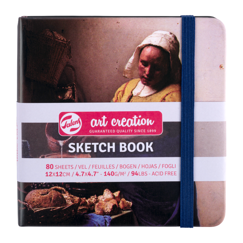 Notes - tefter za skiciranje - The Milkmaid | Нотес - тефтер за скицирање | Чудна шума 12x12 cm 