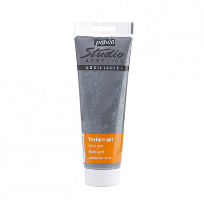 Акрилен гел за песочна текстура | SAND TEXTURED GEL | акрил | акрилни бои Македонија Скопје | Akrilni boi | додатоци за акрилни бои | гел за акрил | gel za akrilni boi | медиум за акрил | Црн акрилен гел