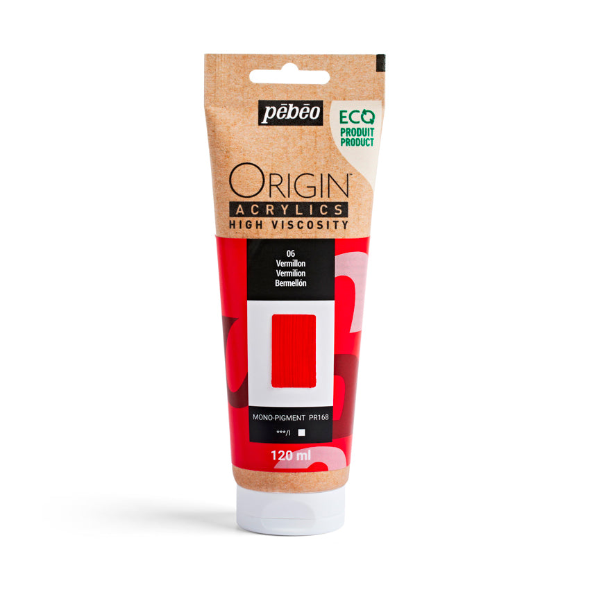 Pebeo Origin Acrylics - акрилни бои - акрилна боја - туба 120 мл - црвена акрилна боја - Чудна шума - Скопје - Македонија - уметнички бои