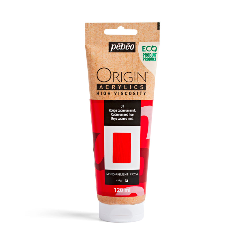 Pebeo Origin Acrylics - акрилни бои - акрилна боја - туба 120 мл - црвена акрилна боја - Чудна шума - Скопје - Македонија - уметнички бои