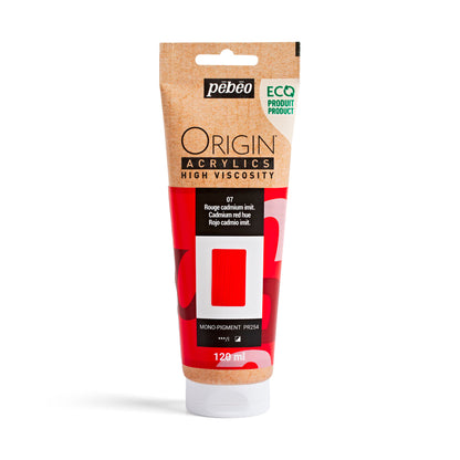 Pebeo Origin Acrylics - акрилни бои - акрилна боја - туба 120 мл - црвена акрилна боја - Чудна шума - Скопје - Македонија - уметнички бои