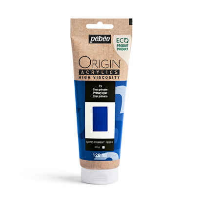 Pebeo Origin Acrylics - акрилни бои - акрилна боја - туба 120 мл - сина акрилна боја - Чудна шума - Скопје - Македонија - уметнички бои