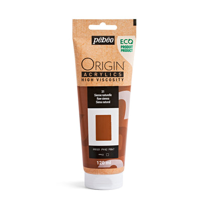 Pebeo Origin Acrylics - акрилни бои - акрилна боја - туба 120 мл - Кафена акрилна боја - Чудна шума - Скопје - Македонија - уметнички бои