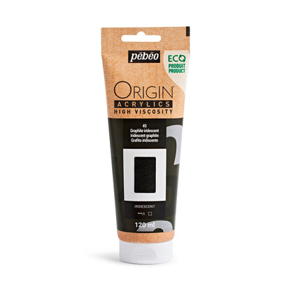 Pebeo Origin Acrylics - акрилни бои - акрилна боја - туба 120 мл - сива акрилна боја - Чудна шума - Скопје - Македонија - уметнички бои - бои за уметници