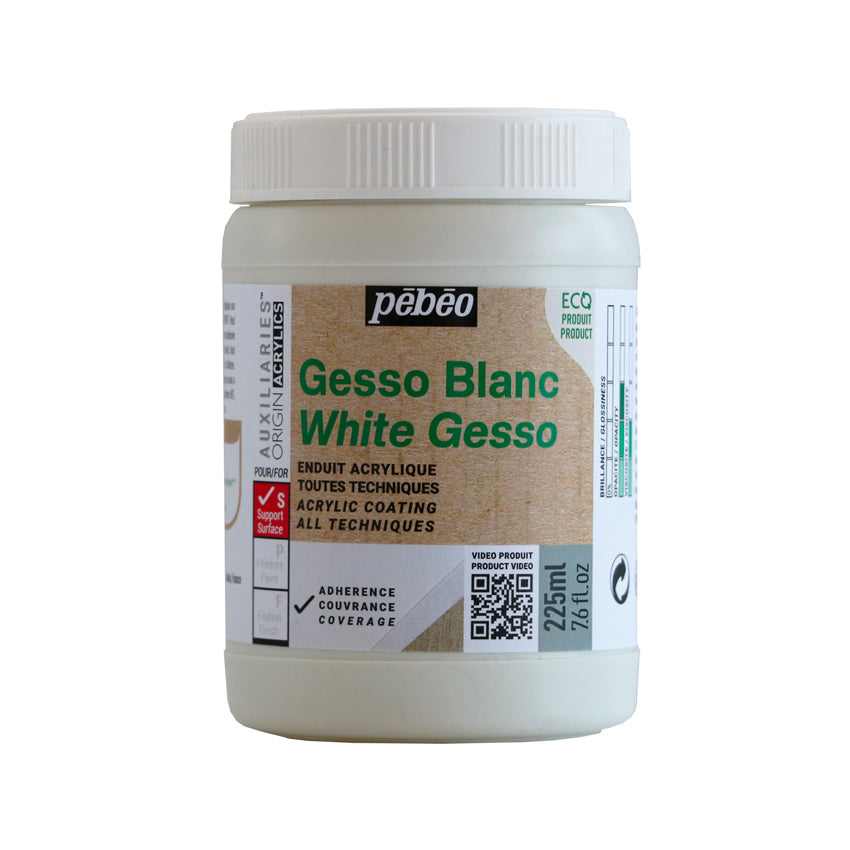 прајмер - гесо - gesso - white gesso - ONE COAT WHITE GESSO - Pēbēo Origin Acrylics - Чудна Шума - Аурис