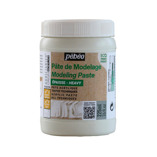 ГУСТА ПАСТА ЗА МОДЕЛИРАЊЕ - HEAVY MODELING PASTE-PĒBĒO ORIGIN ACRYLICS