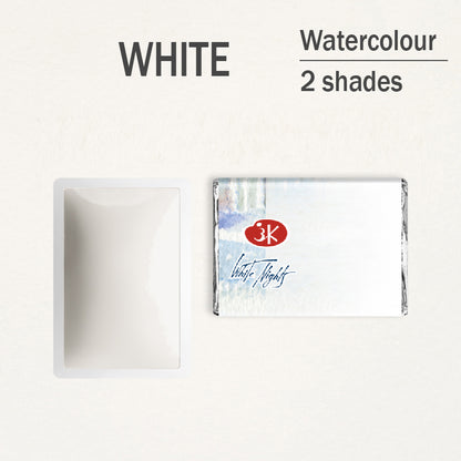 Akvarelni boi na parce - Bela boja | Акварелни бои на парче  Бела боја