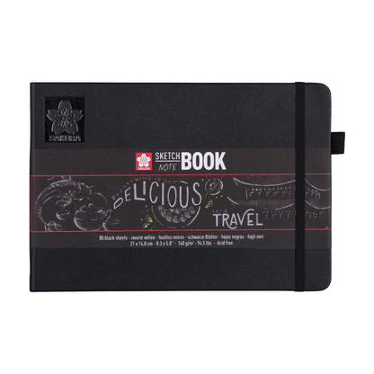 Sakura_Sketch_notebook_black_paper_-_21_x_14.8_cm_-_140_g_-_80_pages_-_94141004_-_skicnik_crn - Сакура скицник - Sakura skicnik - НОТЕС ЗА СКИЦИРАЊЕ SAKURA SKETCH NOTEBOOK BLACK - Скицник/нотес за скицирање и суви техники, црни страници