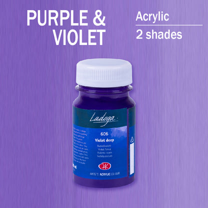 Akrilni boi na parce - Purpurna i violetova boja | Акрилни бои на парче - Пурпурна и виолетова боја