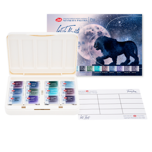 Set od 12 akvarelni boi - Watercolour - White Nights - Cudna suma