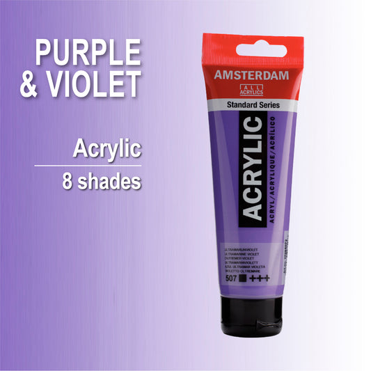 Akrilni boi na parce - Amsterdam Standard Series - Violetova - Purpurna boja