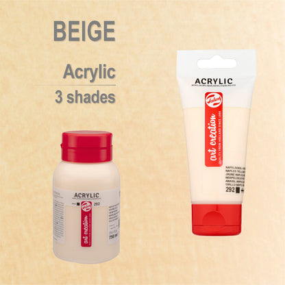 Akrilni boi za slikanje na parce - Beige boja | Акрилни бои за сликање на парче - Беж боја | Чудна шума