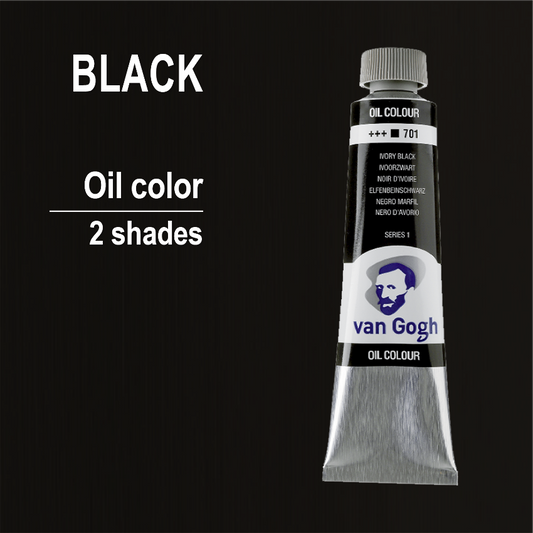Masleni boi za slikanje na parce - Crna boja - Van Gogh | Маслени бои за сликање на парче - Црна боја