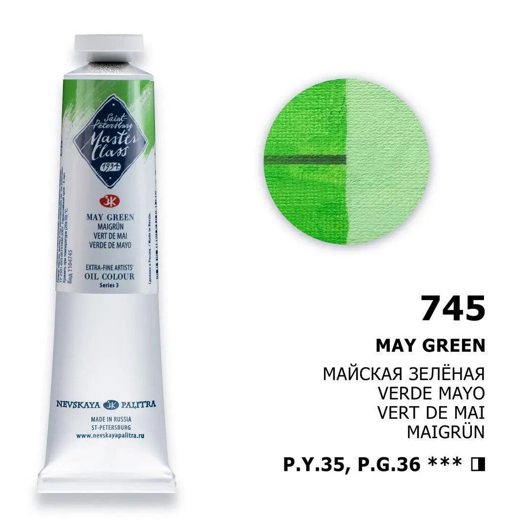 Masleni boi na parce - Zelena boja | Маслени бои на парче - Зелена боја