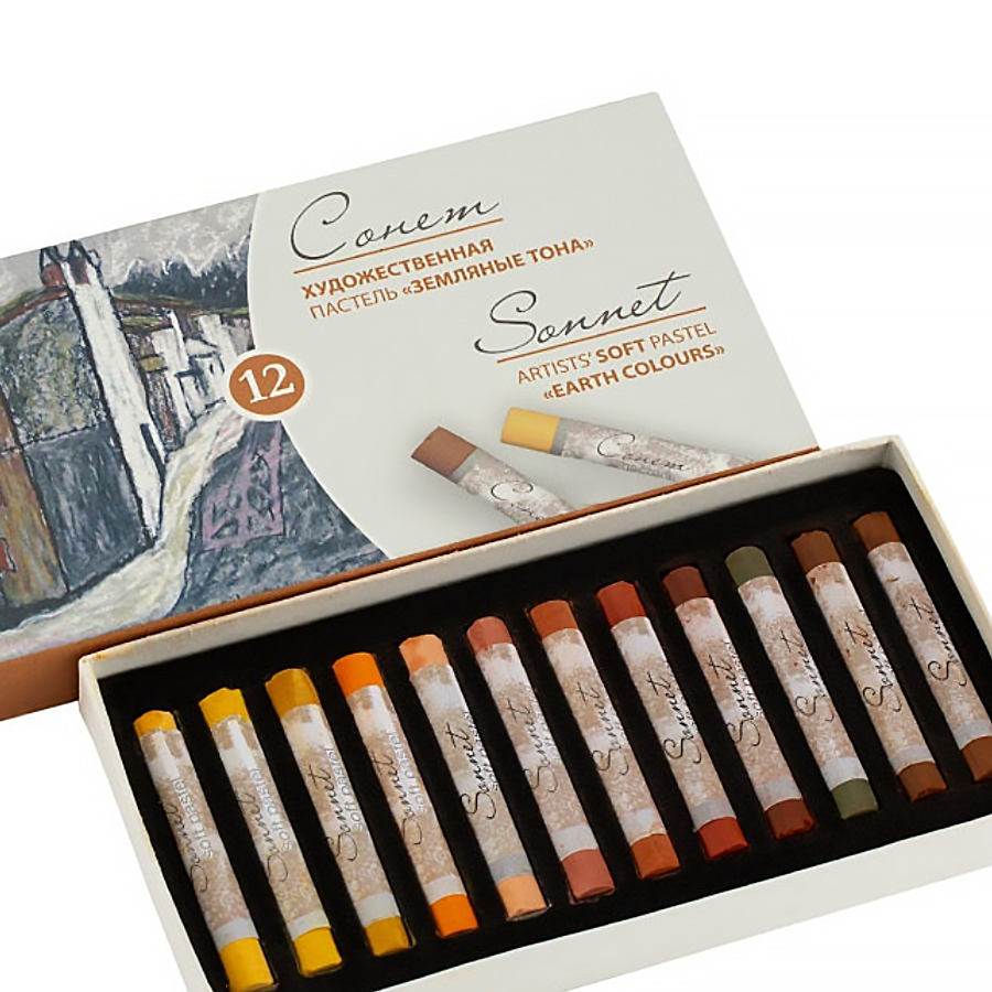 Mek pastel - set od 12 zemjeni boi - Sonnet - Cudna suma