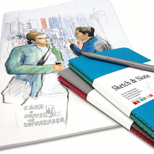 Notes za pisuvanje, crtanje, korici vo boja - Sketch & Note Booklets - Cudna suma