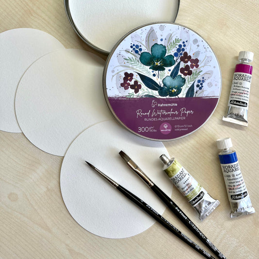 Okrugla hartija za vodeni tehniki - Round Watercolour Paper - Cudna suma