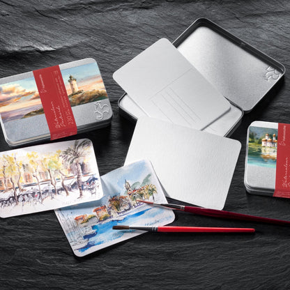 Razglednici za slikanje so akvarel - Hahnemule Watercolour - Cudna suma