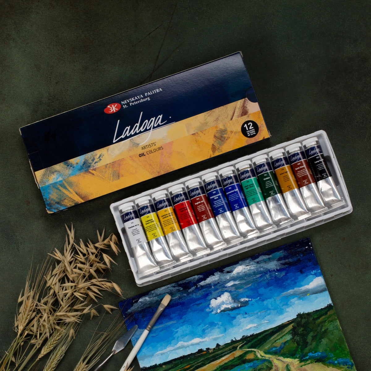 Set od 12 masleni boi - Ladoga