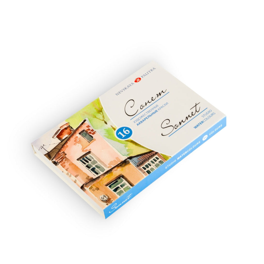 Set od 16 akvarelni boi - Sonnet