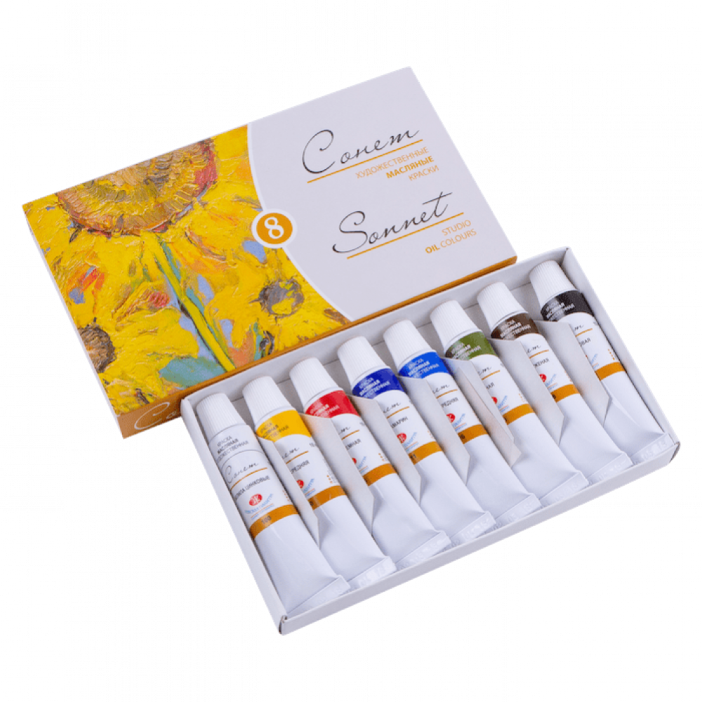 Masleni boi - Set od 8 boi - Sonnet