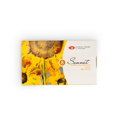 СЕТ ОД 8 МАСЛЕНИ БОИ - STUDIO OIL COLOURS - SONNET / NEVSKAYA PALITRA