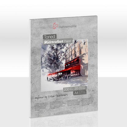 Tonirana hartija za akvarel i vodeni tehniki - Toned Watercolour Paper - Cudna suma - 3